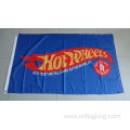 Hot wheels flag hottest metal cars banner 90X150CM size100% polyster hot whe flag